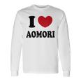 I Love Aomori 青森が大好き 長袖Tシャツ ギフトのアイデア