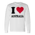 I Love Australia 長袖Tシャツ ギフトのアイデア