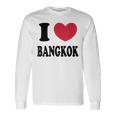 I Love Bangkok バンコクが大好き 長袖Tシャツ ギフトのアイデア