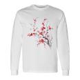 Roseakura Arbre Jolie Fleur Fleur De Cerisier Japonais T-shirt à manches longues Idées cadeaux