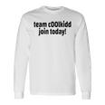 Team C00lkidd Join Today Coolkidd C00lkid クールキッド楽しいゲーム 長袖Tシャツ ギフトのアイデア