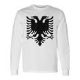 アルバニア国旗 アルバニア バルカン アルバニア国旗 アルバニア国旗 アルバニア国旗 長袖Tシャツ ギフトのアイデア