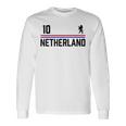 オランダサッカージャージ オラニエフットボールホランド 長袖Tシャツ ギフトのアイデア