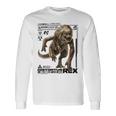 ジュラシック・ワールド Distortus Rex Ingenpecies File 長袖Tシャツ ギフトのアイデア