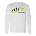 ハンドボール選手の進化ハンドボール 長袖Tシャツ ギフトのアイデア