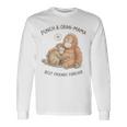 パンチとオランママのベスト・フレンズ・フォーエバー 長袖Tシャツ ギフトのアイデア