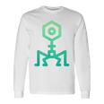 ファージバクテリオファージ療法 微生物学 長袖Tシャツ ギフトのアイデア