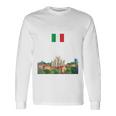 ミラノ お土産 イタリア 旅行 ミラノ バケーション イタリア国旗 長袖Tシャツ ギフトのアイデア