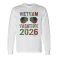 レトロ ベトナム バケーション 2026 旅行 ビーチ 旅行 マッチング 長袖Tシャツ ギフトのアイデア