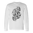 伝統的な本物のマオリ族タトゥーニュージーランド。 長袖Tシャツ ギフトのアイデア