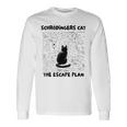 量子物理学教師シュレーディンガーの猫 脱出計画 長袖Tシャツ ギフトのアイデア