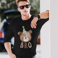 Bro Bear 1St Birthday Beary First Birthday Matching Family Long Sleeve T-Shirt Gifts for Him