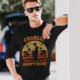 Charlie Does Noturf In The Militaryietnam War 長袖Tシャツ 彼への贈り物