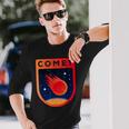 Comet コメット 宇宙 スノーボール 宇宙 トラベラー 隕石 コメット 長袖Tシャツ 彼への贈り物