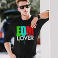 Cute Edm Cool Edm Lover Rave ホワイトインク 長袖Tシャツ 彼への贈り物