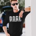 DOGE 政府効率省 Doge 長袖tシャツ 長袖Tシャツ 彼への贈り物