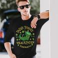 Irish Today ウクライナ Tomorrowt Patrick's Day 長袖Tシャツ 彼への贈り物