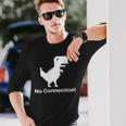 No Internet Dinosaur- No ConnectionChrome Brower 長袖Tシャツ 彼への贈り物