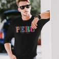 Peru Est 1821 ペルー風 ルーツ プライド ビンテージ ペルー風 長袖Tシャツ 彼への贈り物