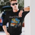 Roar & Roll Dinosaure Monster Truck T-shirt à manches longues Cadeaux pour lui