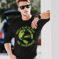 Wheelye Alegra Dealvar El Medio Ambiente Cargo Cargobike Camiseta de manga larga Regalos para él