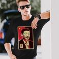 Xi Jinping China President Chinese 習近平中国中国共産党主席中国共産党 長袖Tシャツ 彼への贈り物