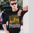 Yes I Do Have A Retirement Plan I Plan The Piano 長袖Tシャツ 彼への贈り物