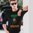 アイルランド代表 Irishquadtパトリックスデー レプラキャノン アイルランド アイリッシュ 長袖Tシャツ 彼への贈り物