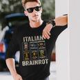 イタリアン・ブレインロット Italian Brainrot 長袖Tシャツ 彼への贈り物