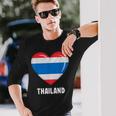 タイ国旗シャツ 長袖Tシャツ 彼への贈り物