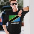 タンザニア国旗tシャツ 長袖Tシャツ 彼への贈り物