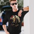 バスティーユを襲うフランス革命 パリ フランス 長袖Tシャツ 彼への贈り物