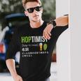ビール 酒 面白いtシャツ Hoptimist 英語 辞書 飲み おもしろ 飲み会 酒好き メンズ ネタ 服 長袖Tシャツ 彼への贈り物