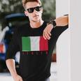 ヴィンテージイタリアンシャツ イタリア国旗 6月2日シャツ イタリア国旗 長袖Tシャツ 彼への贈り物