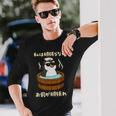 面白いtシャツ ペンギン メンズ かわいい おもしろ 面白い 服 ネタ 私は頑張らない お前が頑張れ 長袖Tシャツ 彼への贈り物