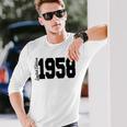 Limited Edition 1958年生まれ、68歳の誕生日 長袖Tシャツ 彼への贈り物