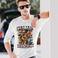 イタリアンブレインロットファニーイタリアンブレインロットミーム 長袖Tシャツ 彼への贈り物