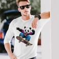 パンダベア スケートボード スケーター パンダベ 長袖Tシャツ 彼への贈り物