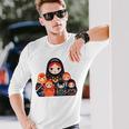 マトリョーシカ ロシア人形 入れ子人形 マトリョーシカ 長袖tシャツ 長袖Tシャツ 彼への贈り物