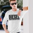 面白いディーゼルトラックtシャツ。 長袖tシャツ 長袖Tシャツ 彼への贈り物