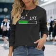 50Th Birthday 50 Life 50 Years Life Loading Bar 50 Percent 長袖Tシャツ 彼女への贈り物