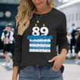 89 歳の誕生日番号 89 89 歳の誕生日番号 長袖tシャツ 長袖Tシャツ 彼女への贈り物