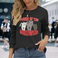Catuperheros Power Of The Meower Feline Bossestrut Meow 長袖Tシャツ 彼女への贈り物