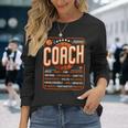 Coach Definition コーチtシャツ 男性用 面白いコーチ 長袖tシャツ 長袖Tシャツ 彼女への贈り物