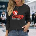 Cpr インストラクターシャツ Ems ボランティア ナースライフセーバー ギフト 長袖tシャツ 長袖Tシャツ 彼女への贈り物
