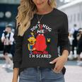 Don't Hug Me I'mcareds 面白い言葉 皮肉 長袖Tシャツ 彼女への贈り物