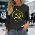 Friendly Neighbourhood Communist 面白い共産主義 長袖Tシャツ 彼女への贈り物