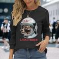Laika Boss ヴィンテージ Cccp ソビエトロシアソ連宇宙犬 長袖Tシャツ 彼女への贈り物