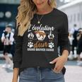 L'évolution D'un Grand Bouvieruisse T-shirt à manches longues Cadeaux pour elle