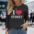 I Loveydney シドニーが大好き 長袖Tシャツ 彼女への贈り物